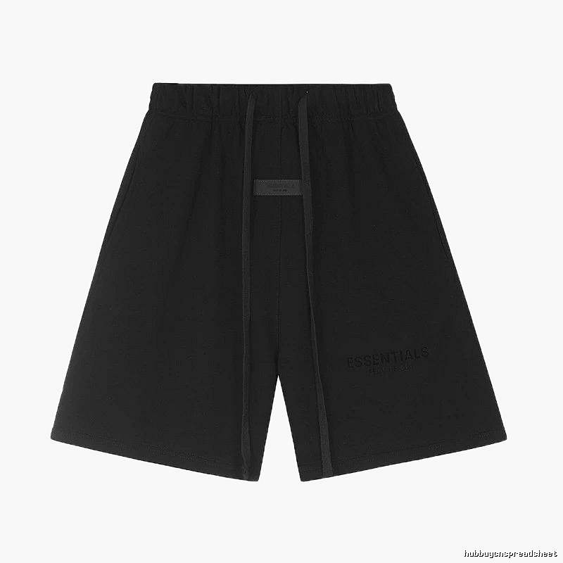 ESSENTIALS minimalist style black shorts