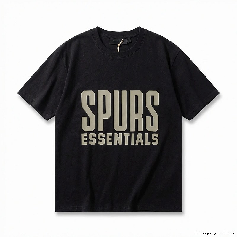 ESSENTIALS minimalist style black T-shirt
