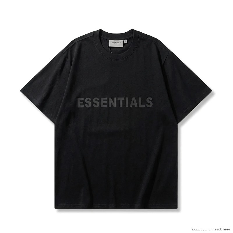 ESSENTIALS minimalist style black T-shirt