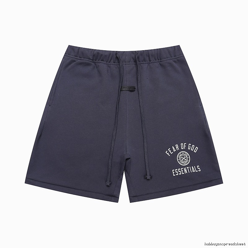 ESSENTIALS minimalist style dark blue shorts