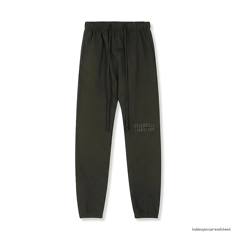 ESSENTIALS minimalist style dark gray sweatpants