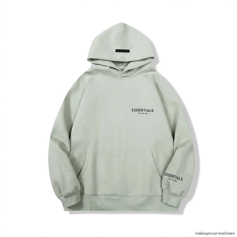 ESSENTIALS minimalist style light gray sweatshirt