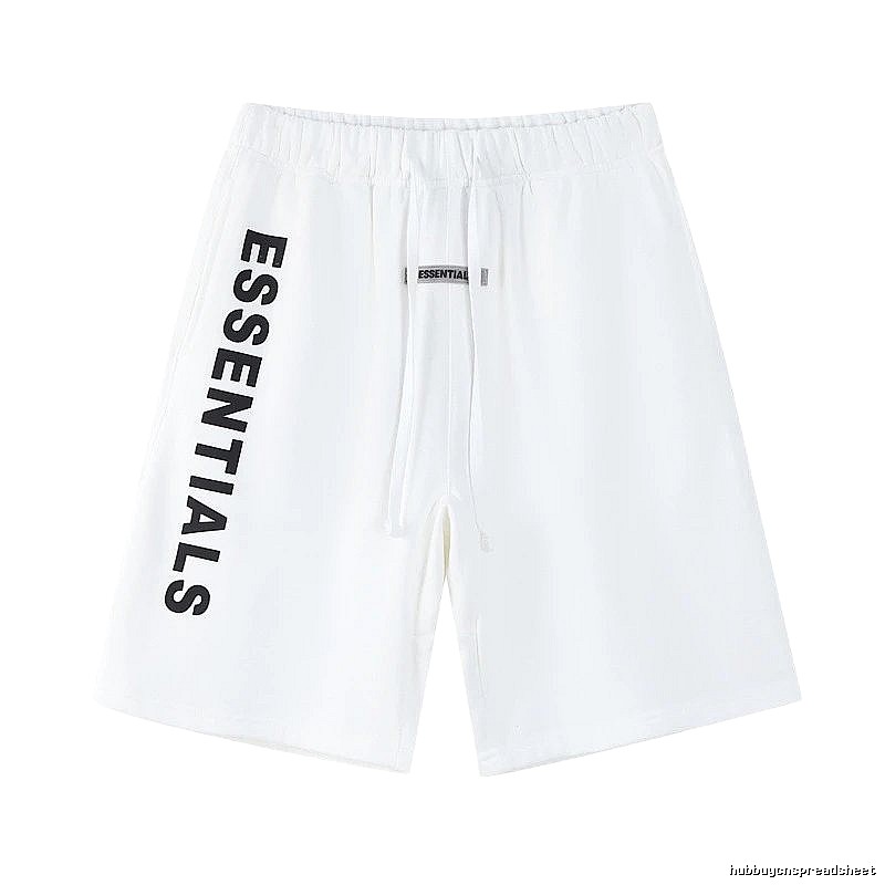 ESSENTIALS minimalist style white shorts
