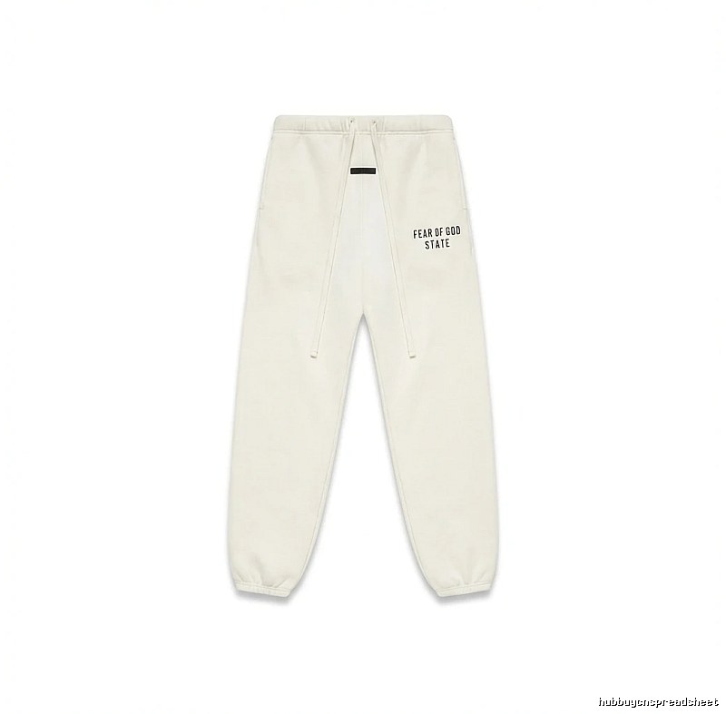 ESSENTIALS minimalist style white sweatpants