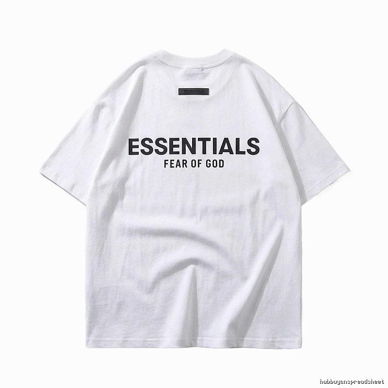 ESSENTIALS minimalist style white T-shirt