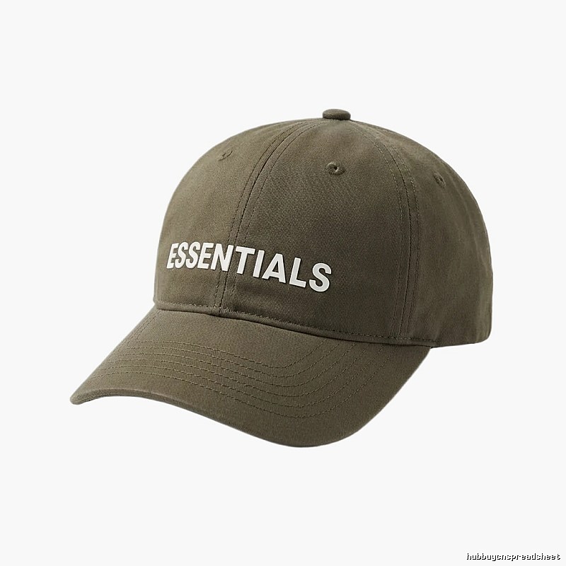 ESSENTIALS Simple Style Dark Grey Hat