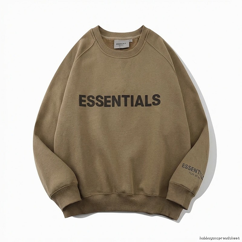 ESSENTIALS Simple Style Khaki Sweatshirt