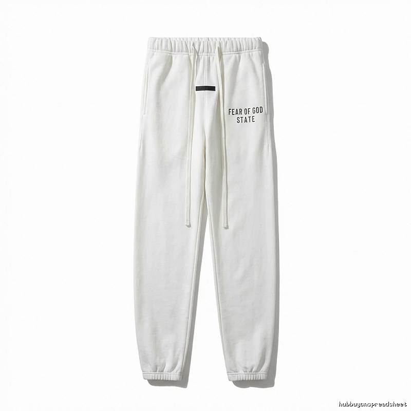 ESSENTIALS Simple Style White Sweatpants