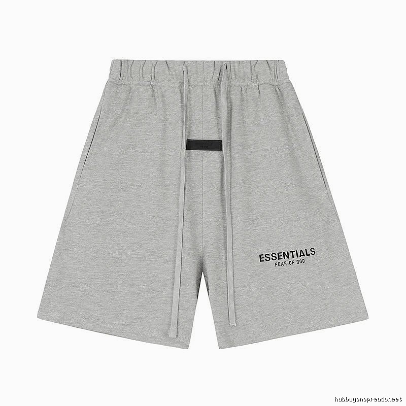 ESSENTIALS Trendy Brand Simple Style Grey Shorts