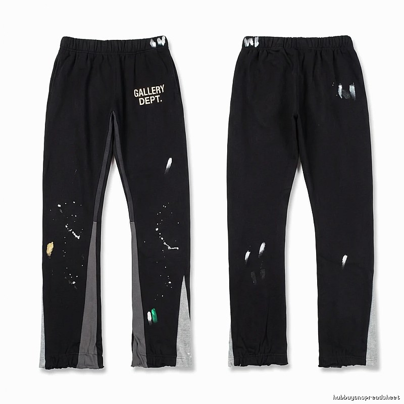 Gallery Dept Graffiti Style Black Long Pants