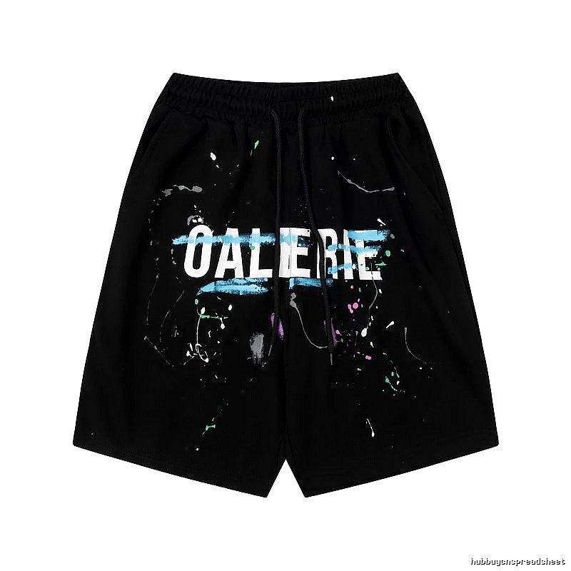 Gallery Dept Graffiti Style Black Shorts