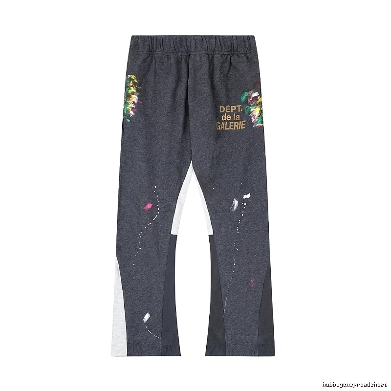 Gallery Dept Graffiti Style Dark Grey Pants