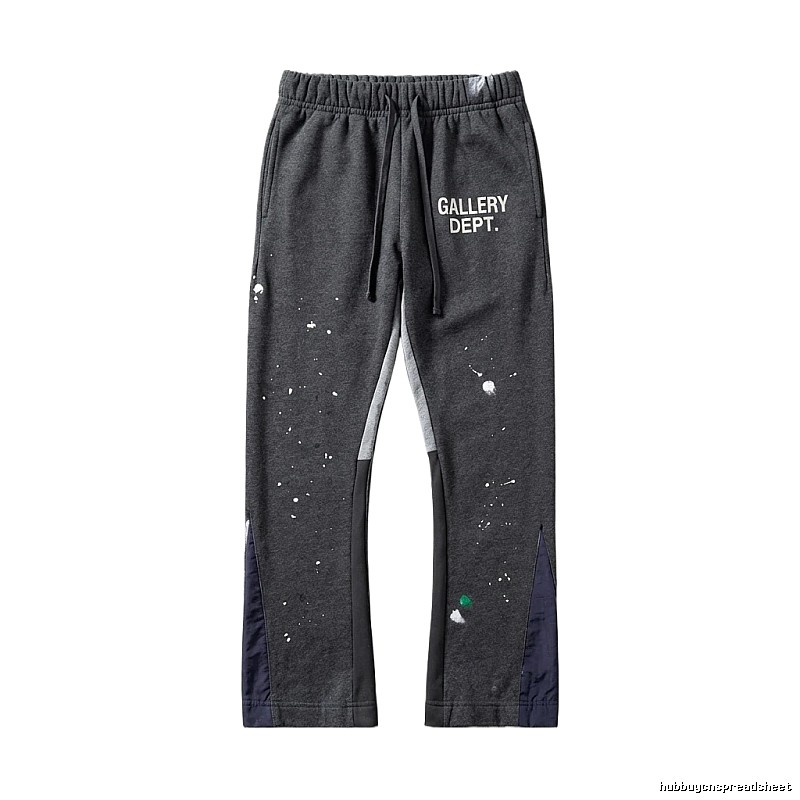 Gallery Dept Graffiti Style Grey-Purple Sweatpants