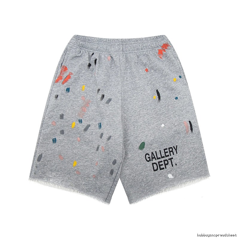 Gallery Dept Graffiti Style Grey Shorts