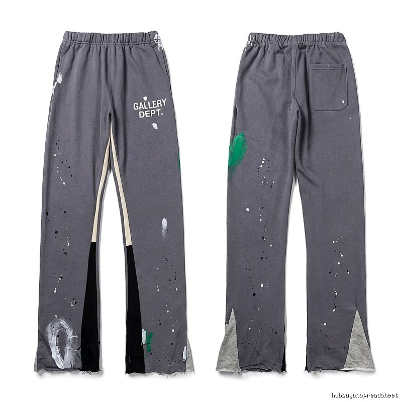 Gallery Dept Graffiti Style Grey Trousers
