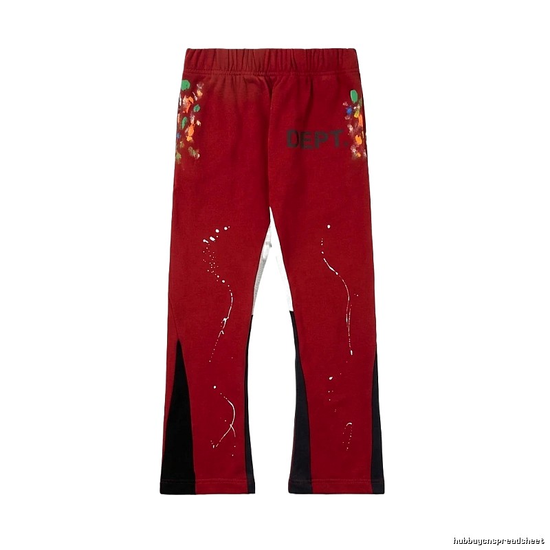 Gallery Dept Graffiti Style Red Pants