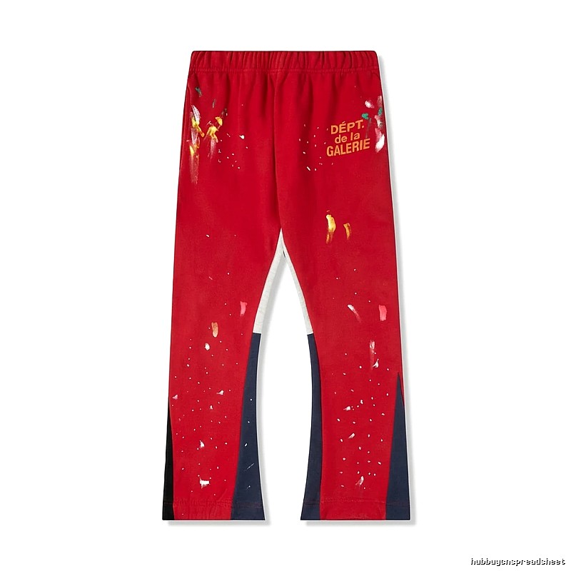 Gallery Dept graffiti-style red pants