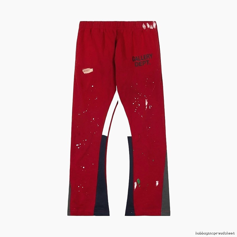 Gallery Dept Graffiti-style Red Trousers
