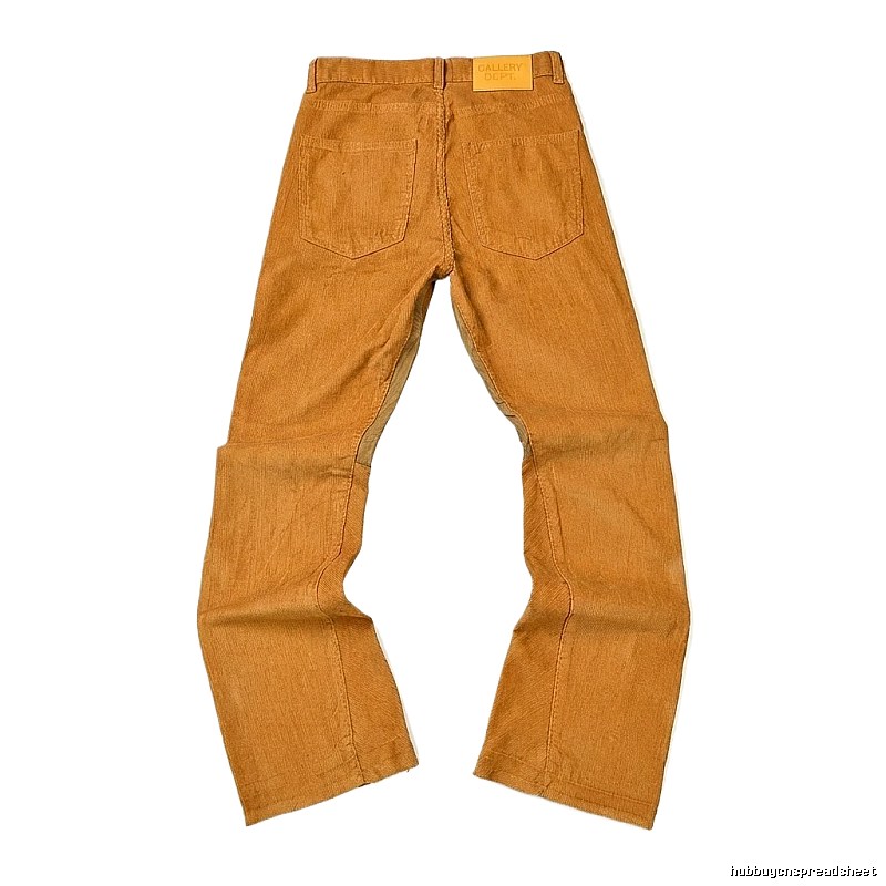 Gallery Dept Retro Brown-Yellow Long Trousers