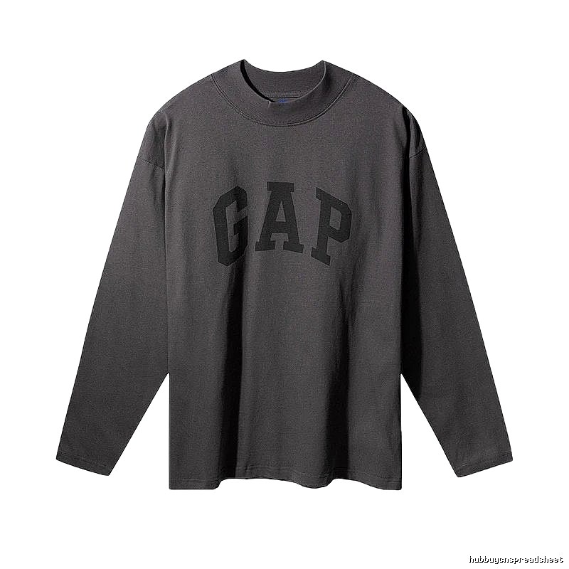 GAP Kanye Co-branded Dark Grey T-shirt