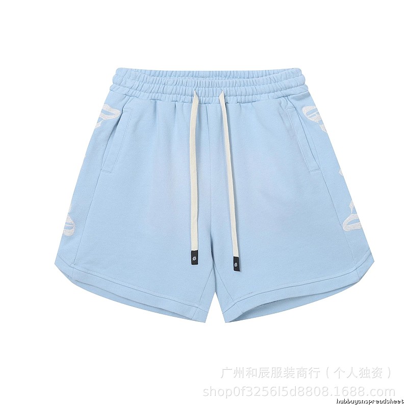 Godspeed Jacquard Street Style Light Blue Shorts