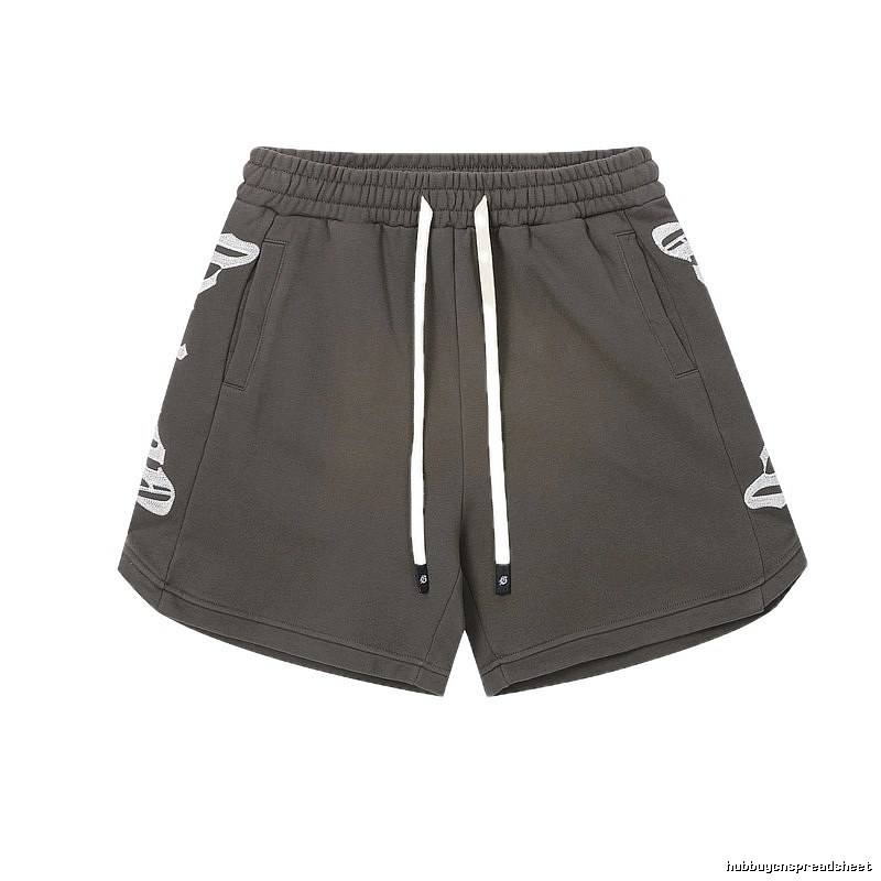 Godspeed Printed Street Style Charcoal Gray Casual Shorts
