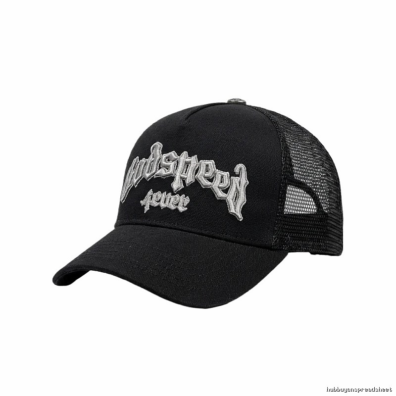 Godspeed retro-style black hat