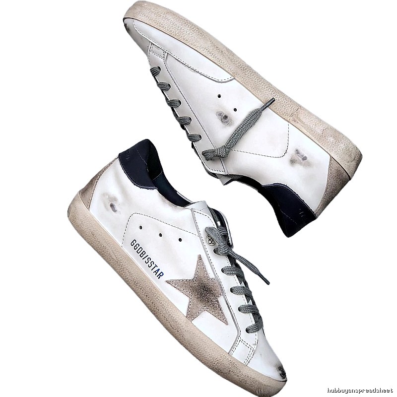Golden Goose Dirty Style White Shoes