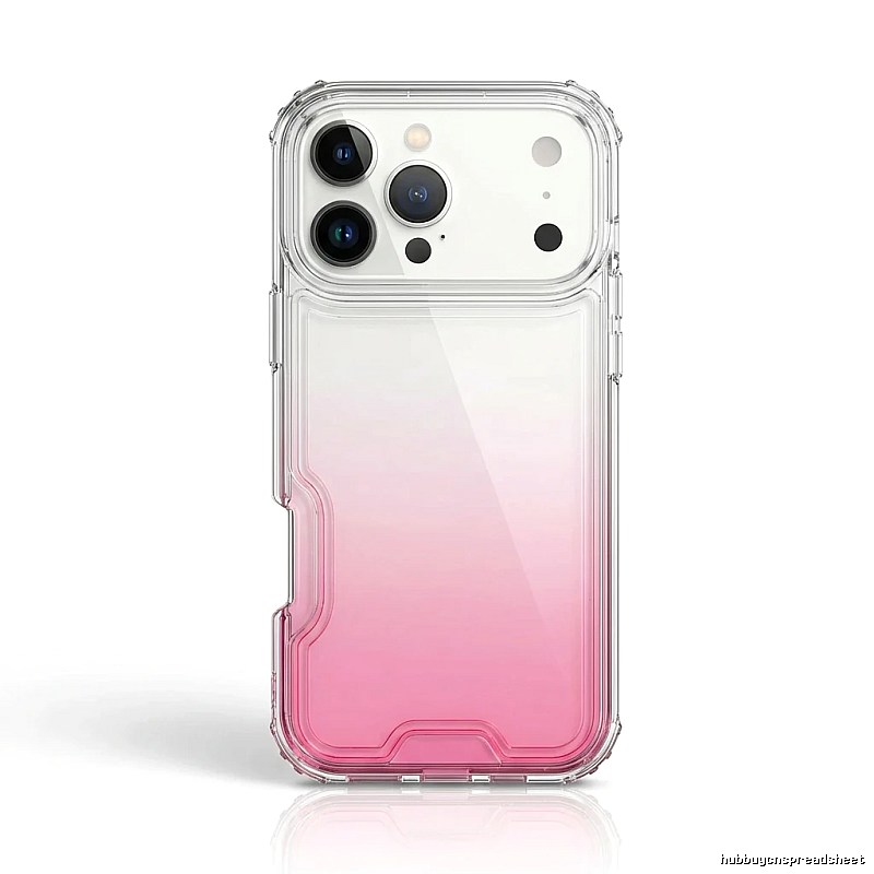 Gradual - change - style iPhone pink case of trendy brand