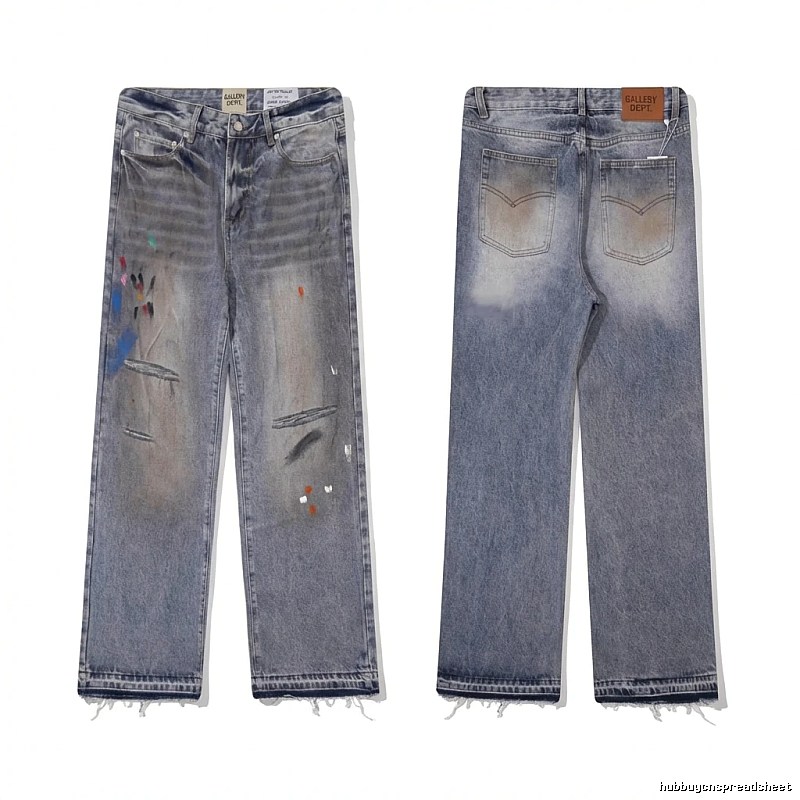 Graffiti-style jeans from Gallery Dept.