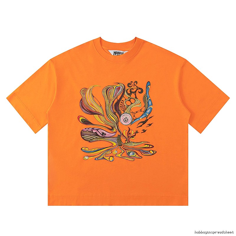 Graffiti-style orange T-shirt of House of Errors