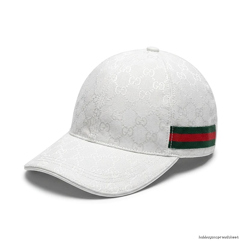 Gucci classic white baseball cap