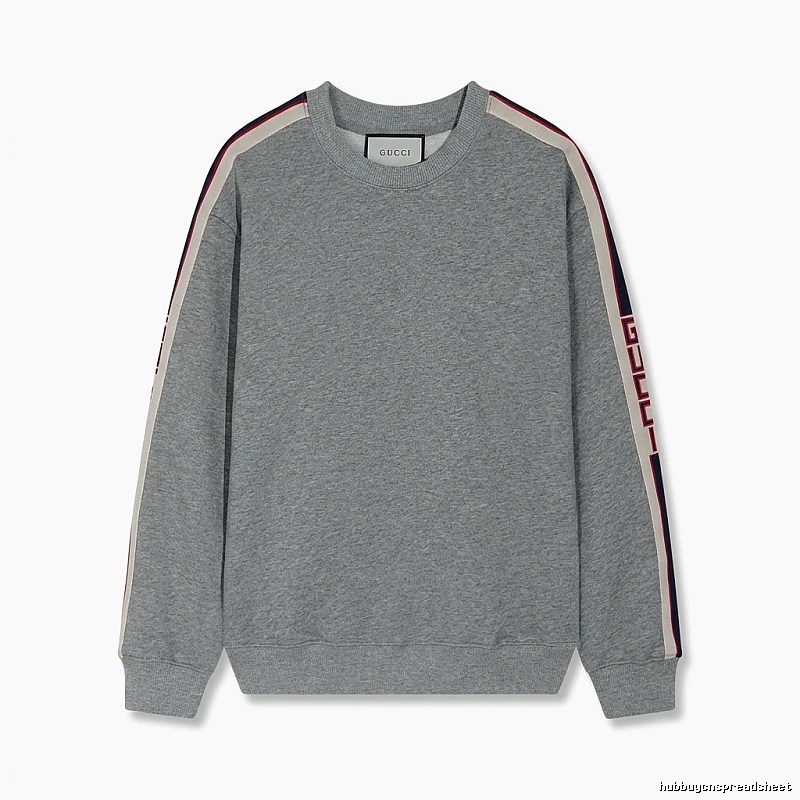 Gucci retro-style grey sweatshirt