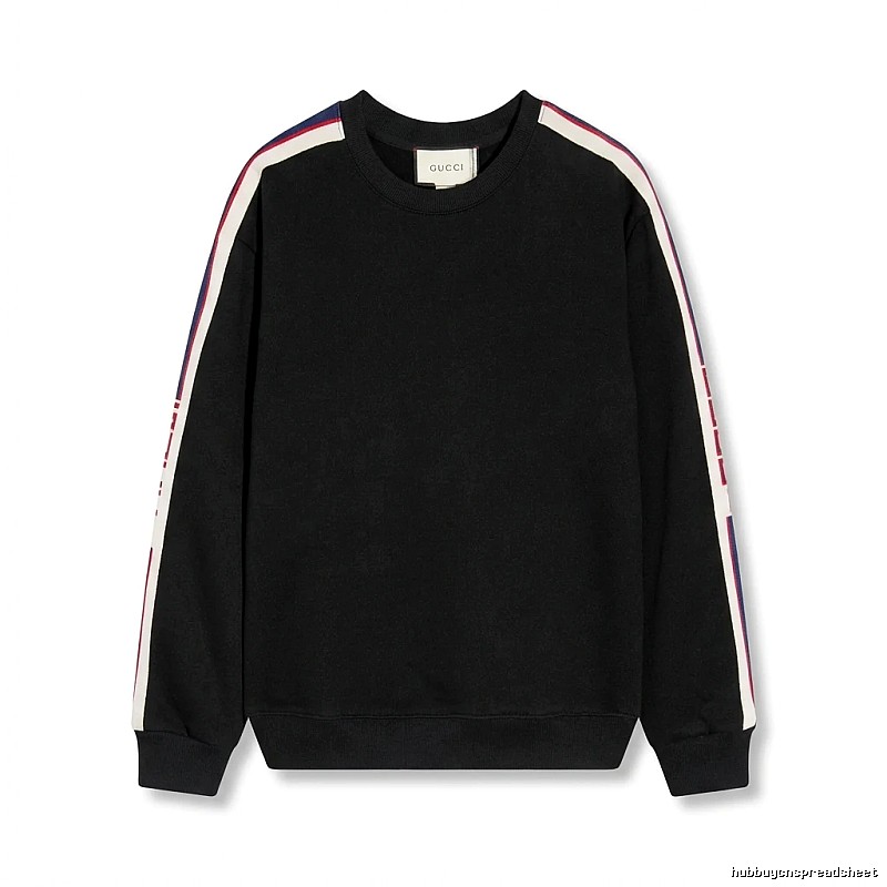 Gucci striped casual style black sweatshirt