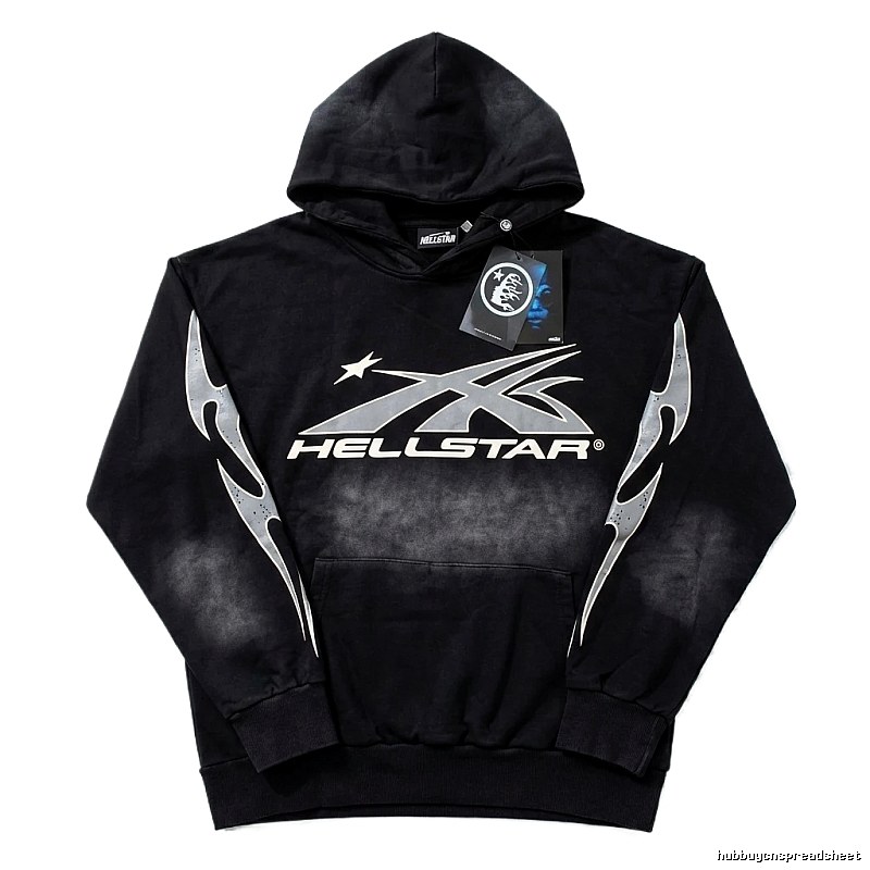 Hellstar Dark Style Black Hoodie
