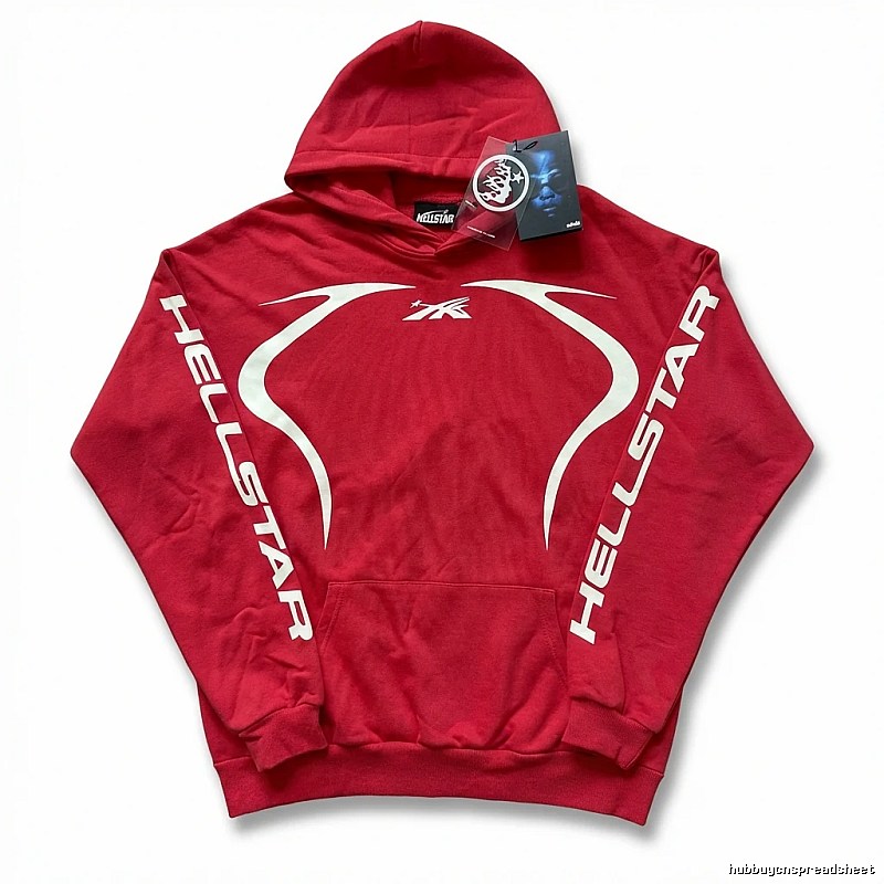 Hellstar Trendy and Cool Style Red Sweatshirt