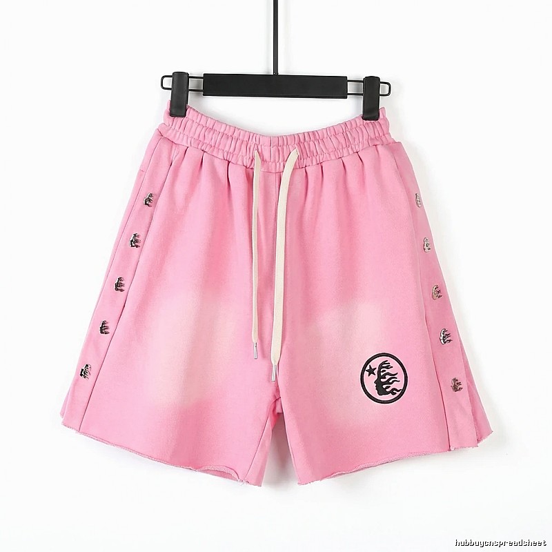 Hellstar trendy brand pink shorts