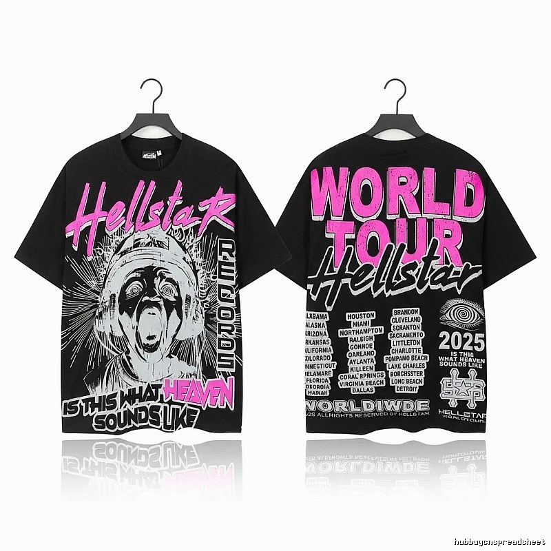 Hellstar World Tour Dark Style T-shirt