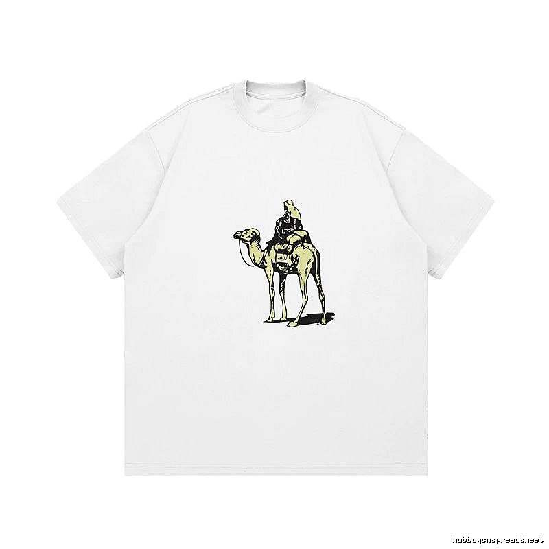 Hermes Classic Horse graphic T-shirt White Equestrian Artwork for Daily Styling
