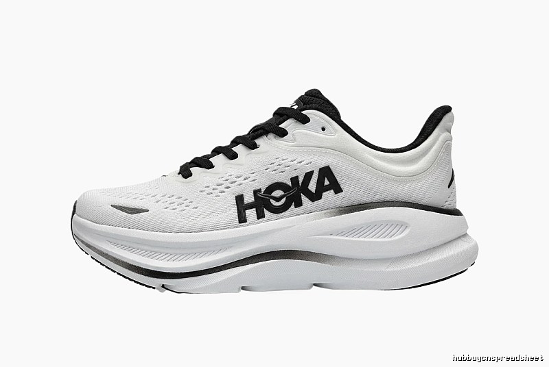 HOKA trendy brand black and white sports shoes