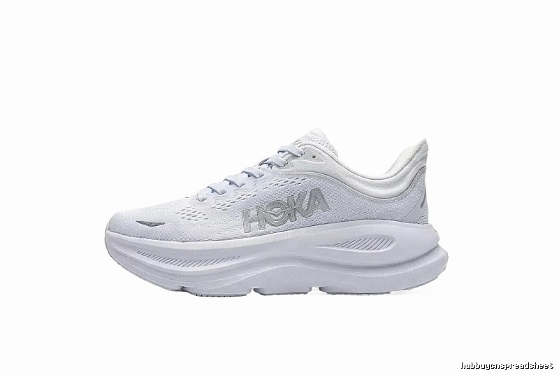 HOKA trendy brand white sports shoes