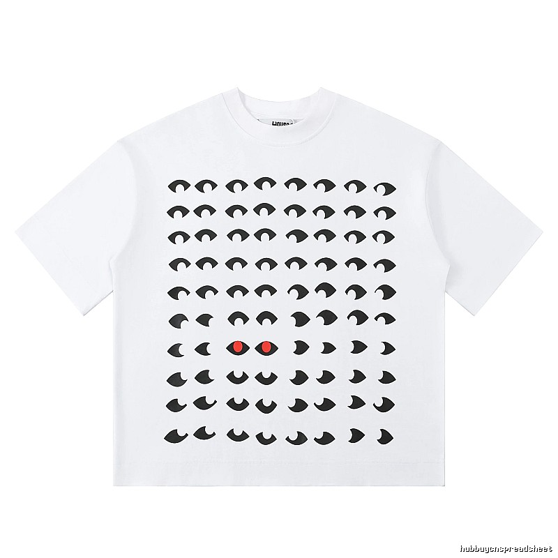 House of Errors Eye Print White T-shirt