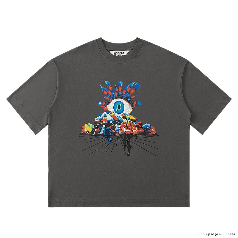 House of Errors Grotesque Style Gray T-shirt