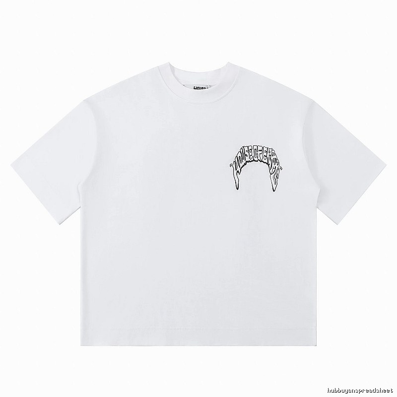House of Errors Trendy White Short-sleeve Shirt