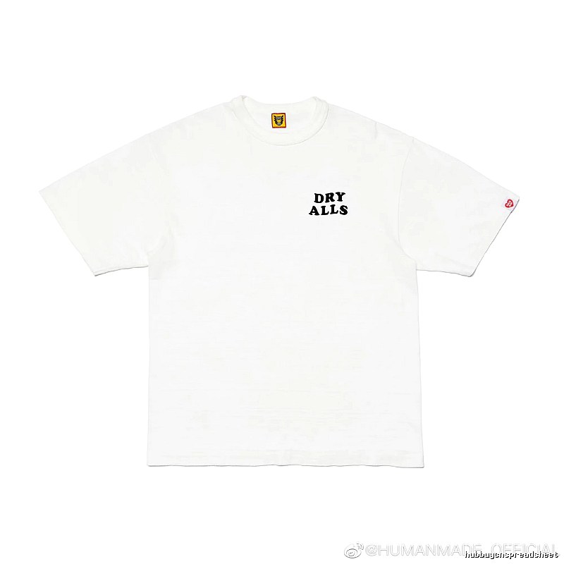 HUMAN MADE EDRYALLS Japanese Streetwear White Short Sleeve T-Shirt