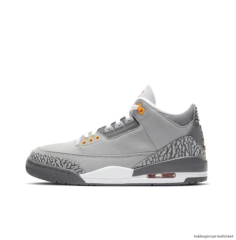 Jordan AJ3 Retro Grey Shoes