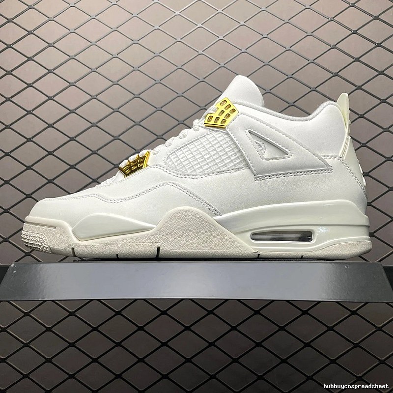 Jordan Basketball High-Tops, Structured High Top in White and Yellow