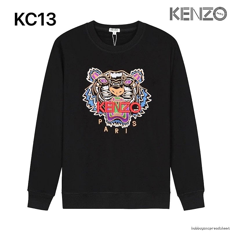 Kenzo Style Kc13 Tiger SweatShirt Sport Casual Graphic