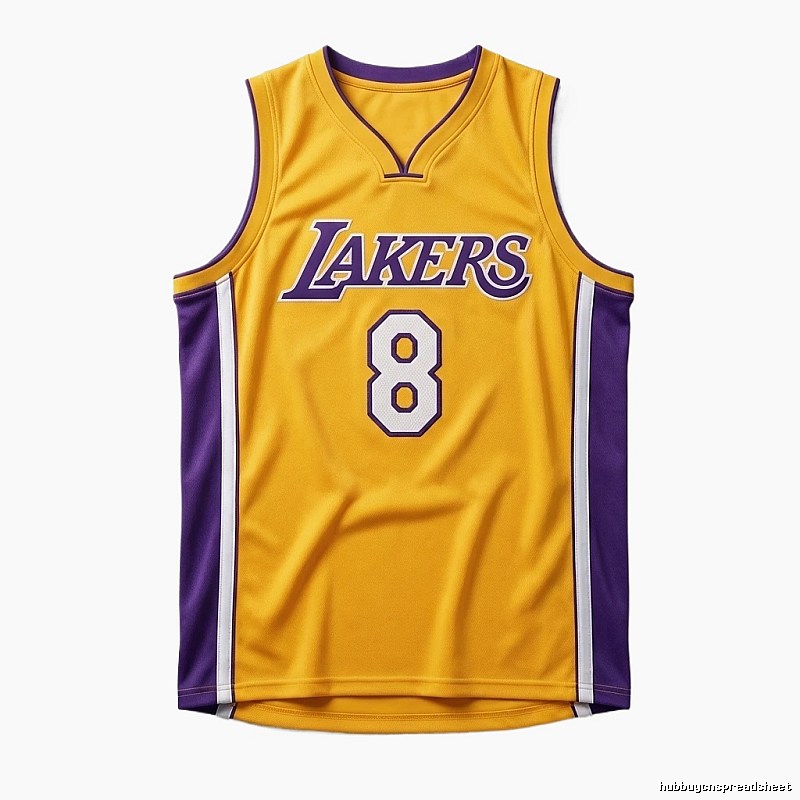 Kobe Lakers retro yellow jersey