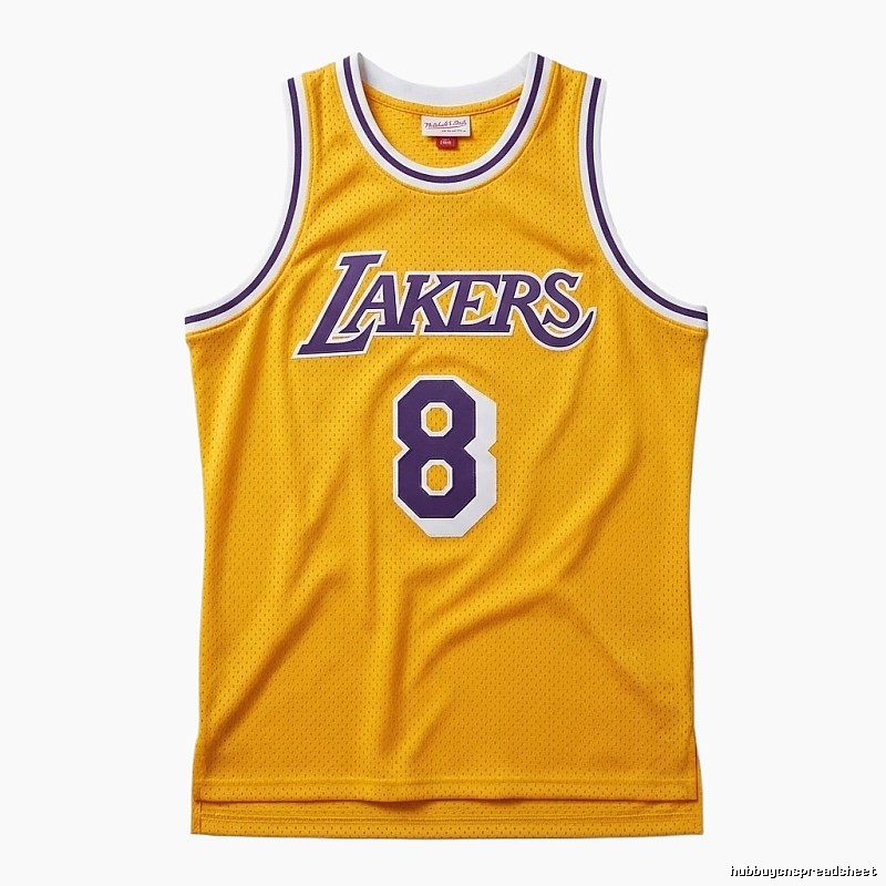 Kobe Lakers retro yellow jersey